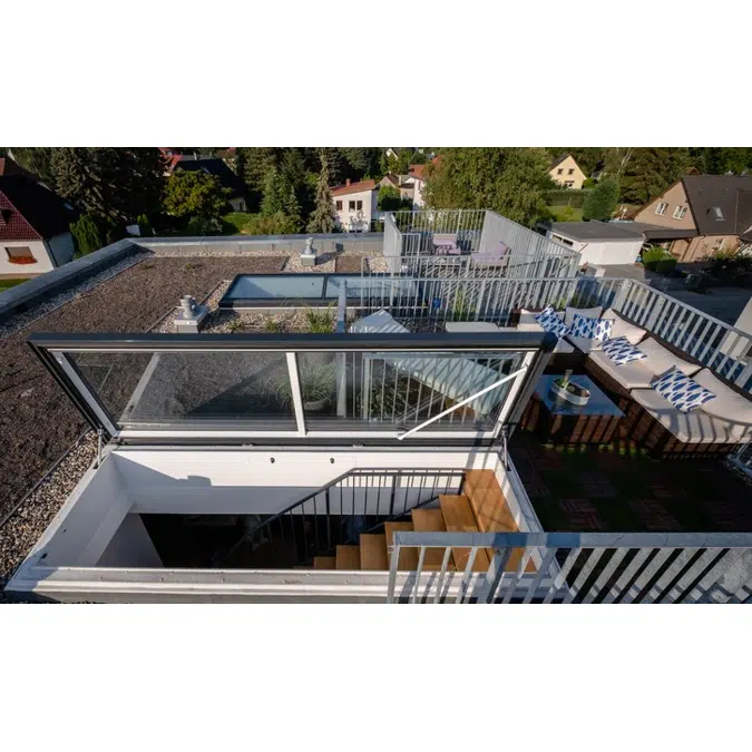 LAMILUX Flat Roof Access Hatch Comfort Swing