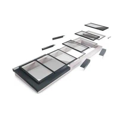 Obrázek pro LAMILUX Modular Glass Skylight MS78