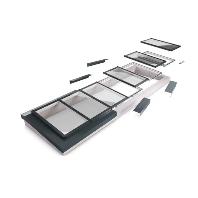 LAMILUX Modular Glass Skylight MS78