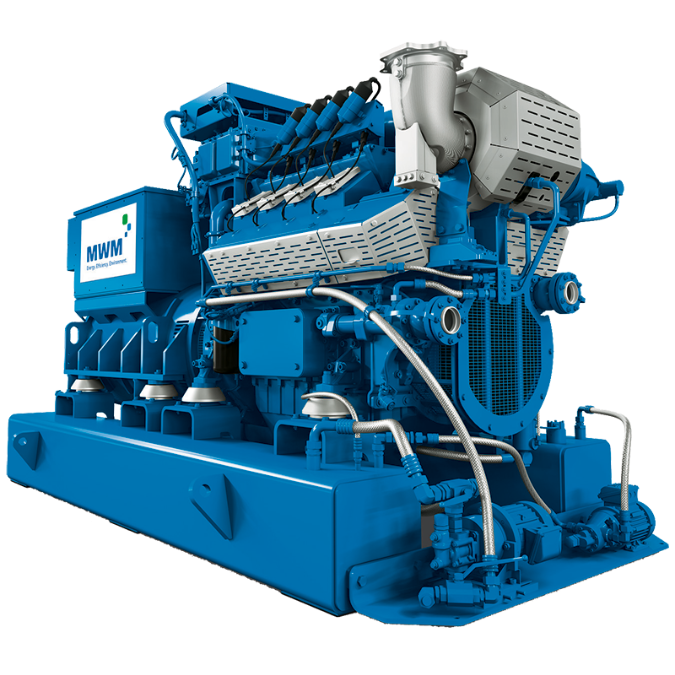 BIM object - ดาวน์โหลดฟรี! MWM TCG 3016 V8 400 kW 60 Hz | BIMobject