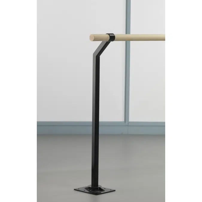 Harlequin Floor-mounted Single Ballet Barre Bracket