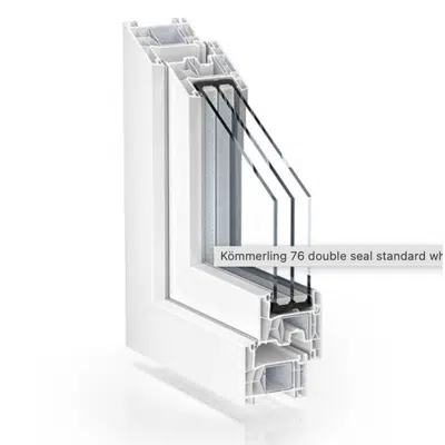 Image for Double seal system - Kömmerling 76 mm system 