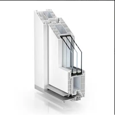 Image for Residential door - Kömmerling 88 mm system 