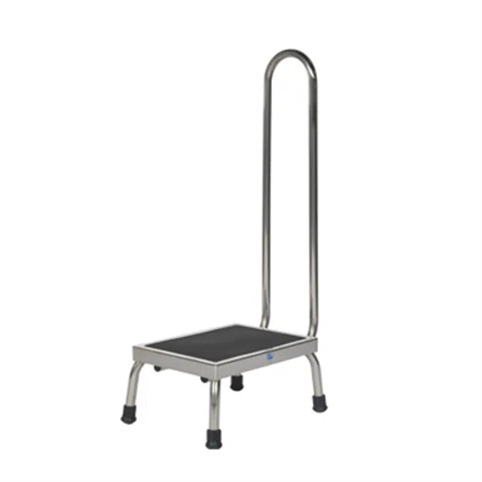 Pedigo Products P-10-A-SS Step Stool with Handrail