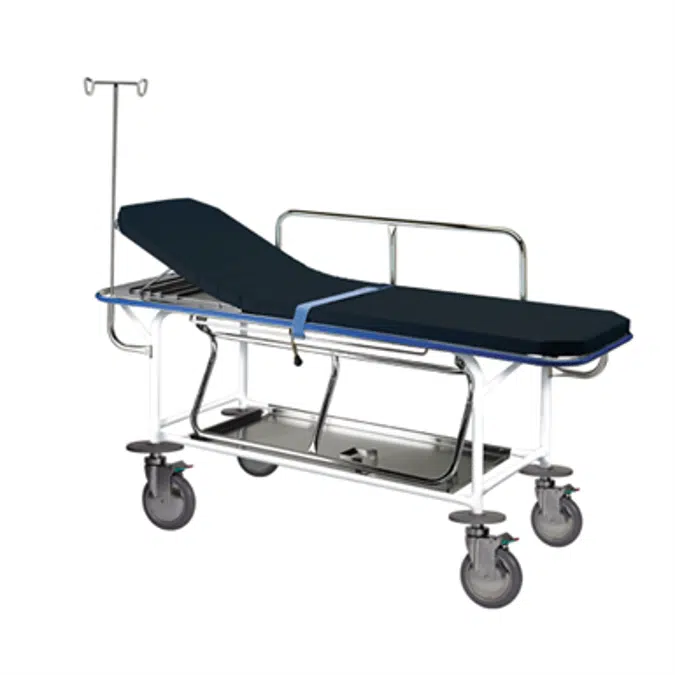 Pedigo Products P-171-C Stretcher Transport w/ 2 Diagonal Swivel-Brake Locks