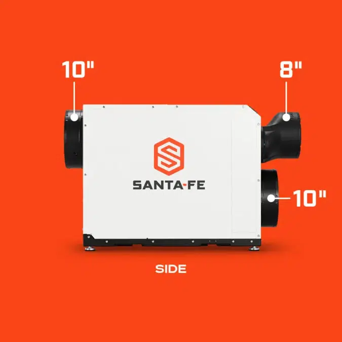 Santa-Fe Ultra V Series: V125 Whole House Ventilating Dehumidifiers