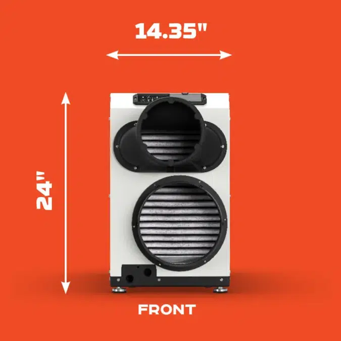 Santa-Fe Ultra V Series: V125 Whole House Ventilating Dehumidifiers