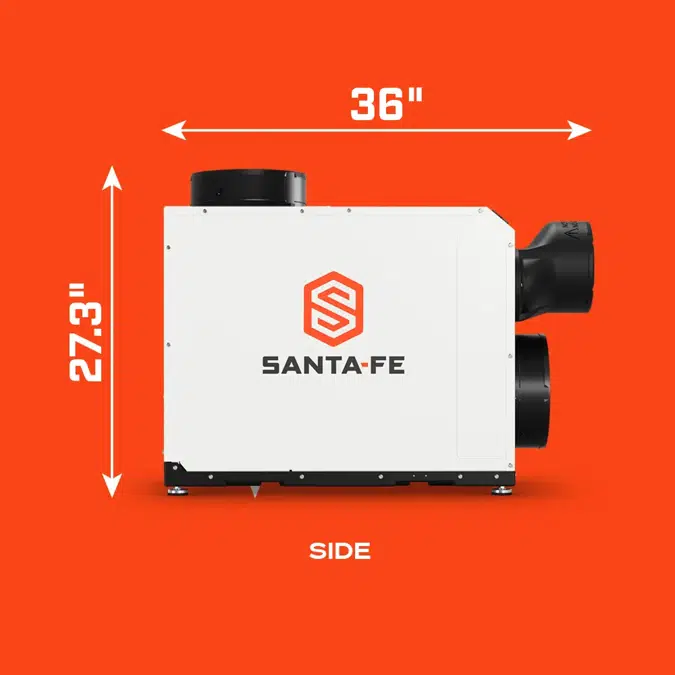 Santa-Fe Ultra V Series: V155 Whole House Ventilating Dehumidifiers
