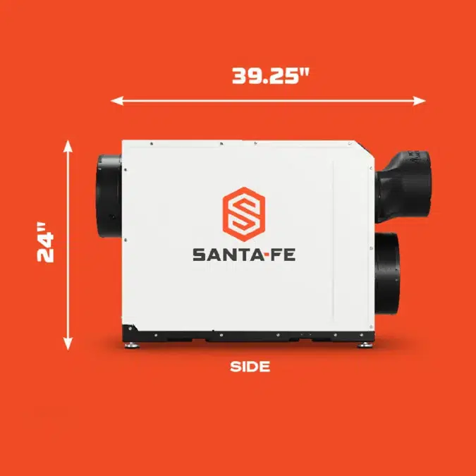 Santa-Fe Ultra V Series: V100 Whole House Ventilating Dehumidifiers