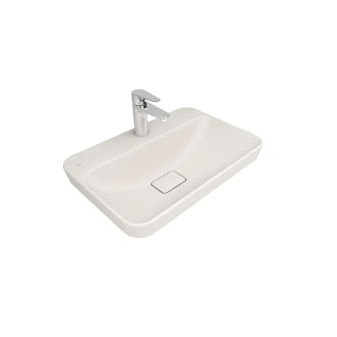 KaleSeramik Zero 2.0 Semi Recessed Rectangular Washbasin