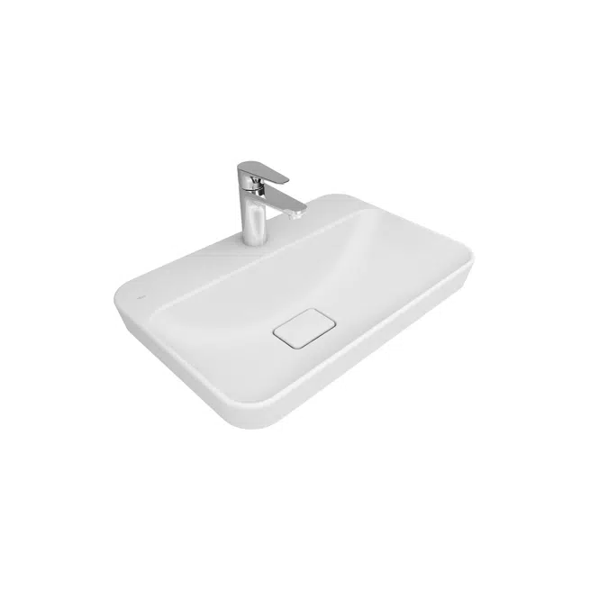 KaleSeramik Zero 2.0 Semi Recessed Rectangular Washbasin