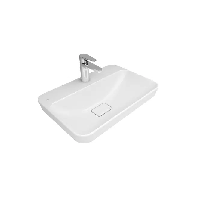 KaleSeramik Zero 2.0 Semi Recessed Rectangular Washbasin