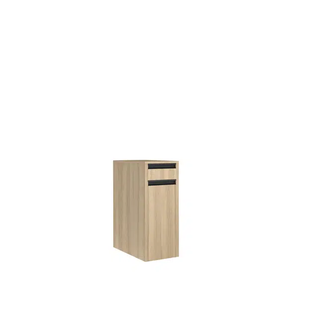 KaleSeramik Vista Laundry Basket Cabinet 35 Cm