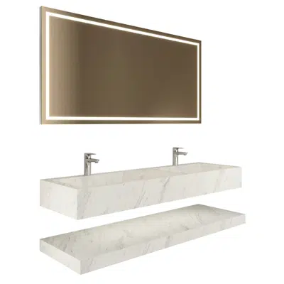Image for KaleSeramik Uniq K1 With Single and Double Washbasins