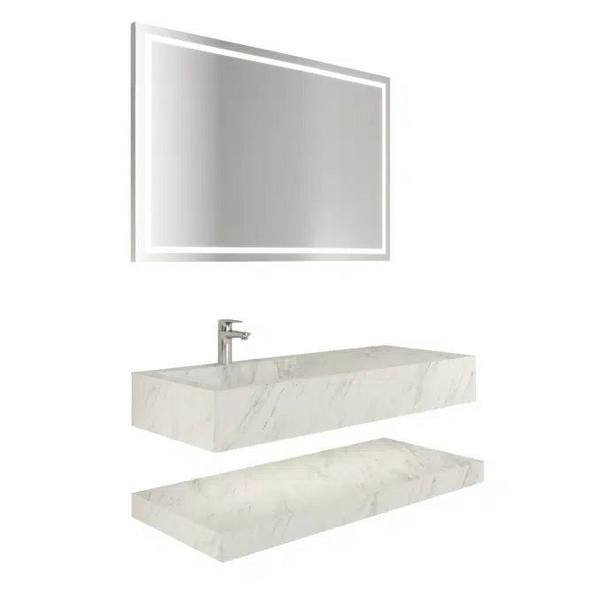 KaleSeramik Uniq K1 With Single and Double Washbasins