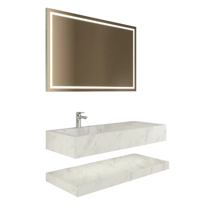 KaleSeramik Uniq K1 With Single and Double Washbasins