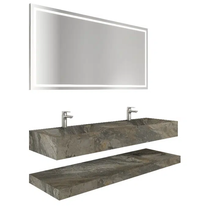 KaleSeramik Uniq K1 With Single and Double Washbasins