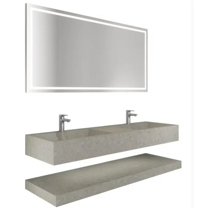 KaleSeramik Uniq K1 With Single and Double Washbasins
