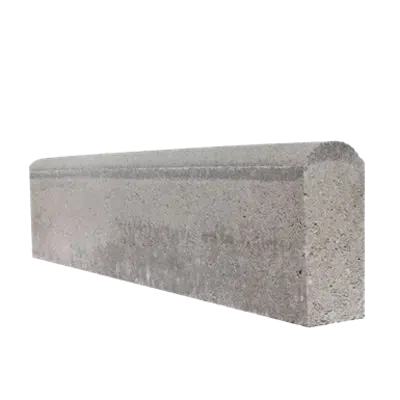 Image for Bordillo Redondo de hormigón de 100x20x8