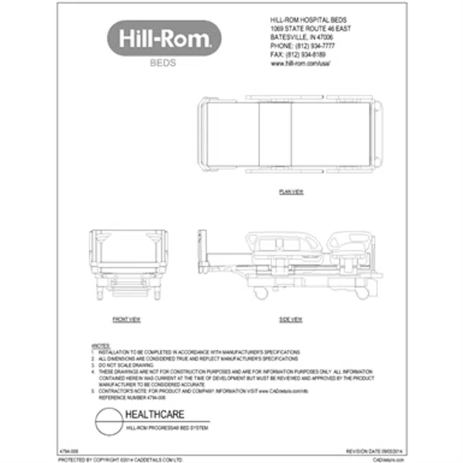 Progressa™ bed system