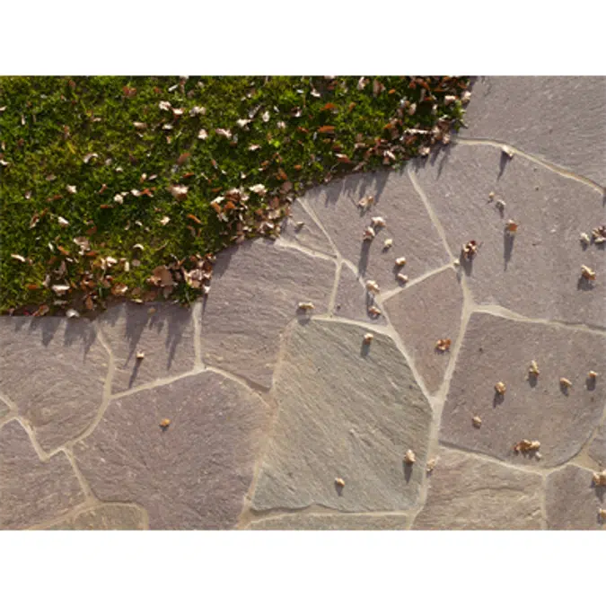 Porphyry Stone: Crazy Stone Paving, Normal Type Th. 2/5 Cm. Natural Surface