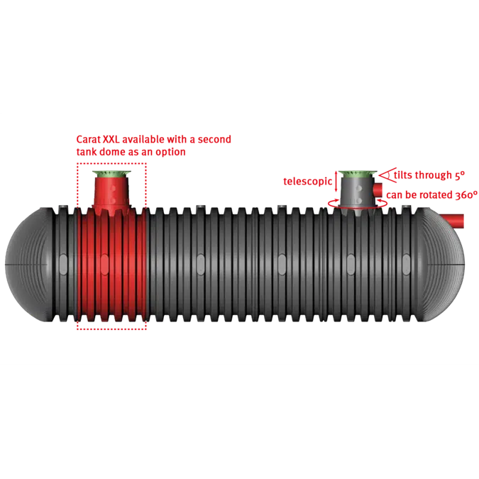 Carat XXL underground tank