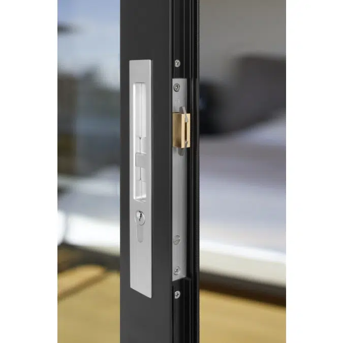 HB640 Series Narrow Sliding Door Lock - 33mm Backset