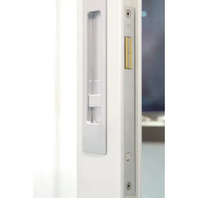 画像 HB648/649 Series Narrow Sliding Door Lock - 33mm Backset