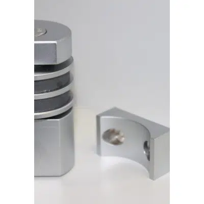 bild för HB710-L Round Floor Mounted Double Magnet Door Stop