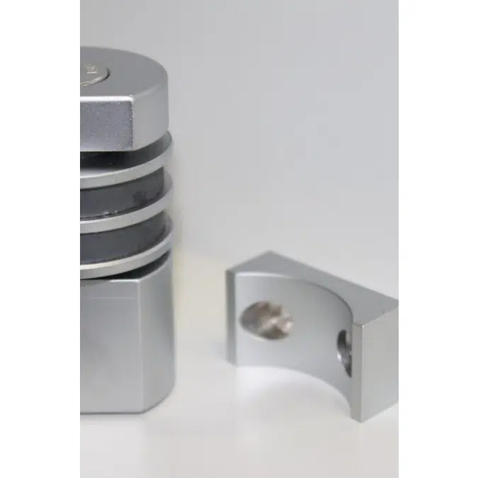 HB710-L Round Floor Mounted Double Magnet Door Stop