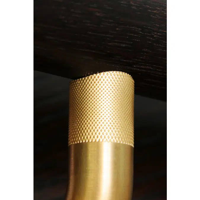 HB580 Knurled Solid Bronze Stair Rail Bracket