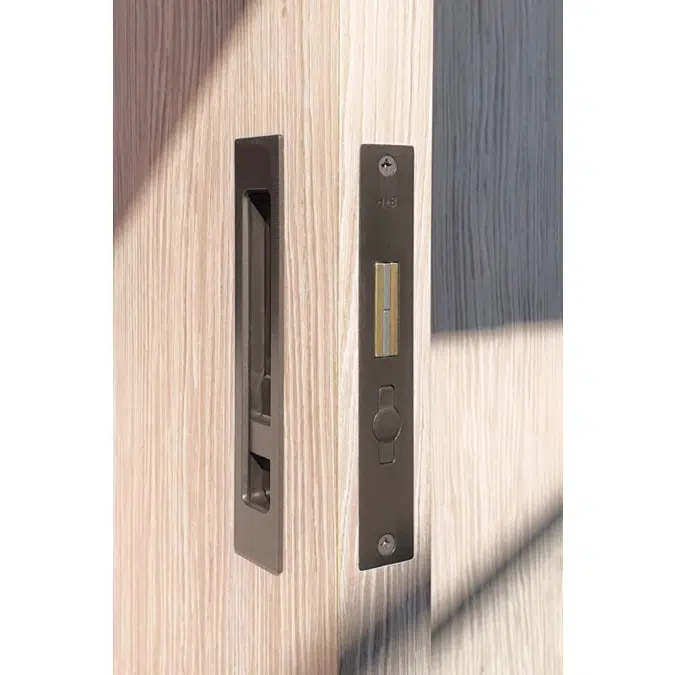 HB690 170mm Series Sliding Door Privacy Lock - 55mm Backset