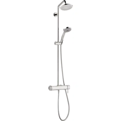 Croma Showerpipe 160 1jet Green 2 GPM with single lever mixer pressure balance