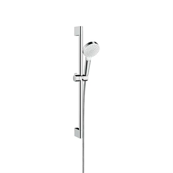 Crometta Shower set 1jet EcoSmart 9 l/min with shower bar 65 cm