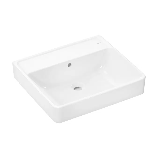 Xanuia Q Wash basin 550/480 without tap hole with overflow
