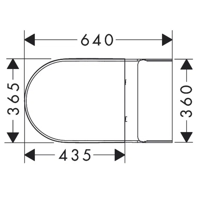 60312XXX GladeLake S Floorstanding WC Set close coupled 640 with multi outlet AquaChannel Flush with tank and WC seat and cover
