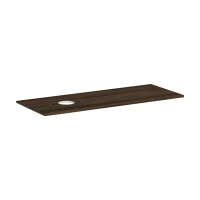 Image for Xelu Q Console 1360/550 with cutout left for bowl without tap hole