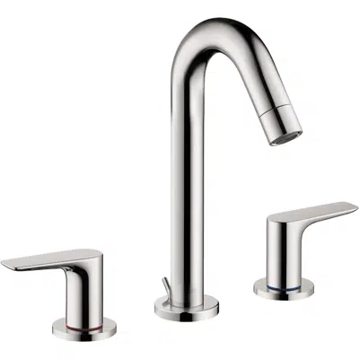 Image for Logis 3-hole basin mixer 150 with pop-up waste set