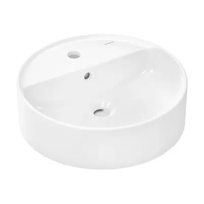 Image for Xuniva S Wash bowl 450/450 with tap hole and overflow, SmartClean