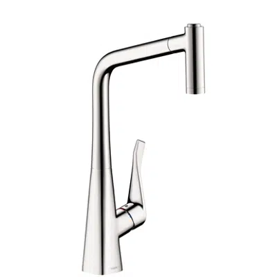 Image for Metris Single lever kitchen mixer 320 with pull-out spray
