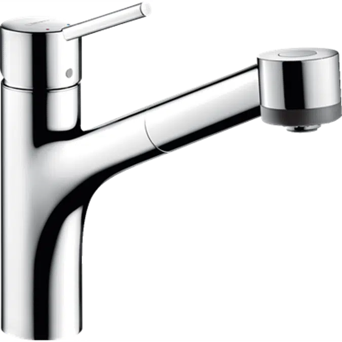 Talis S Single lever kitchen mixer 170, pull-out spray, 2jet