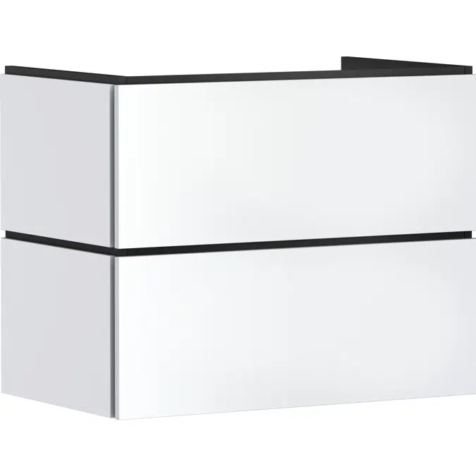 Xilesa E Vanity unit 780/470 with 2 drawers for wash basin