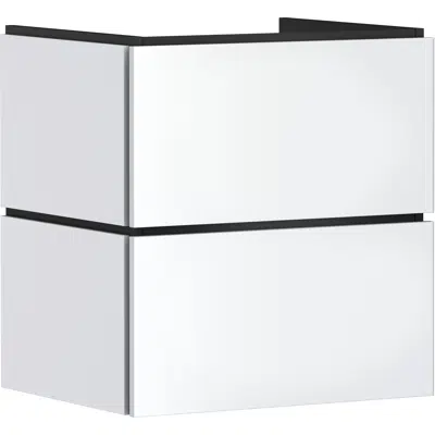 Image for 54254XXX Xilesa E Vanity unit 580/470 with 2 drawers for wash basin