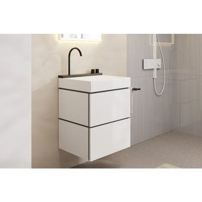 54254XXX Xilesa E Vanity unit 580/470 with 2 drawers for wash basin