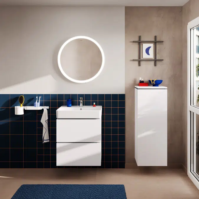 54254XXX Xilesa E Vanity unit 580/470 with 2 drawers for wash basin
