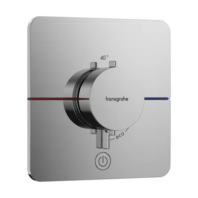 kuva kohteelle ShowerSelect Comfort Q Thermostat Thermostat for concealed installation for 1 function and additional outlet
