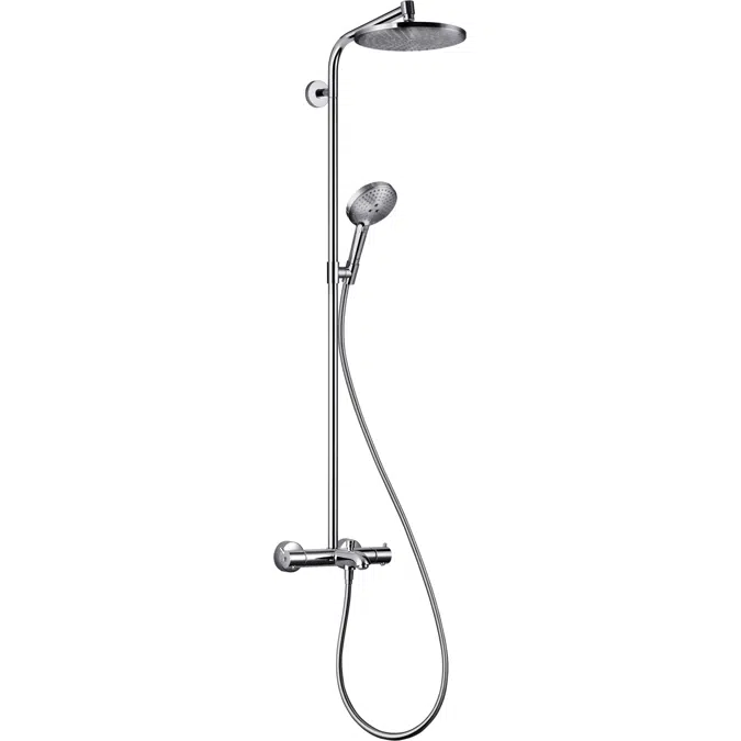 Raindance S Showerpipe 240 1jet EcoSmart 9 l/min with bath thermostat
