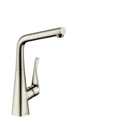 Image for Single lever kitchen mixer with pull-out spout