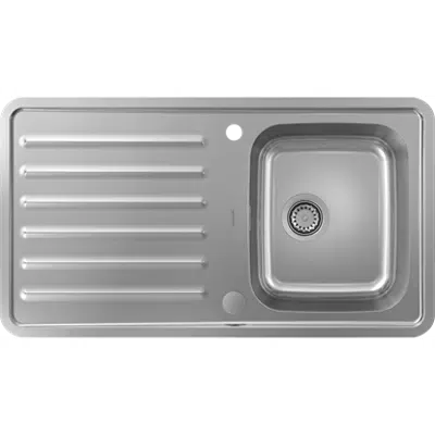 Image pour Built-in sink 340/400 with drainboard