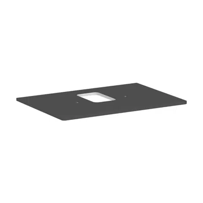 Image for Xelu Q Console 780/550 with cutout in the middle for bowls with tap hole
